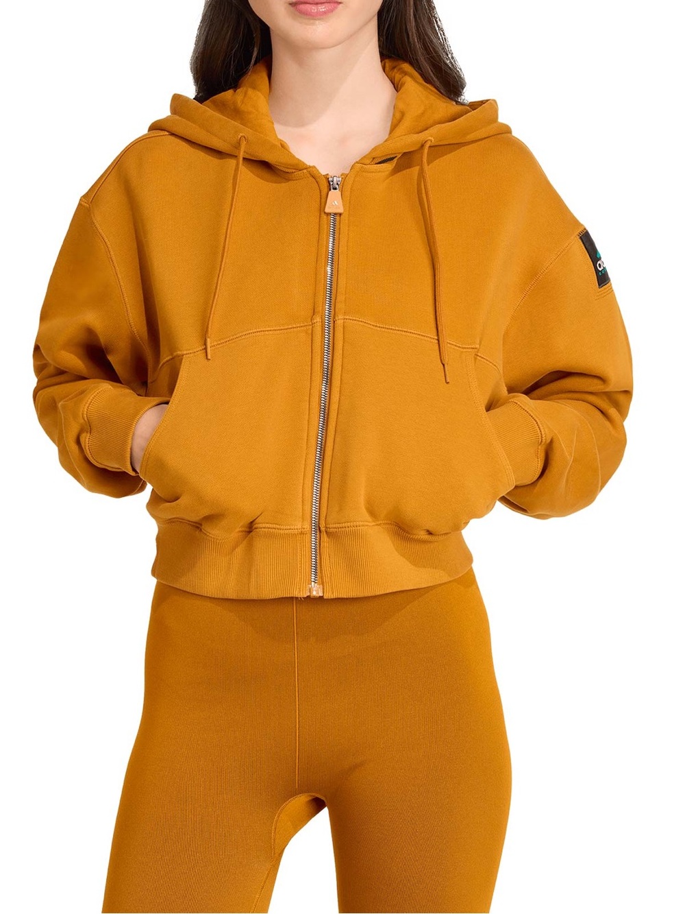 Adidas Equipment Cropped Hoodie - Craft Ochre - Picture 3 of 9